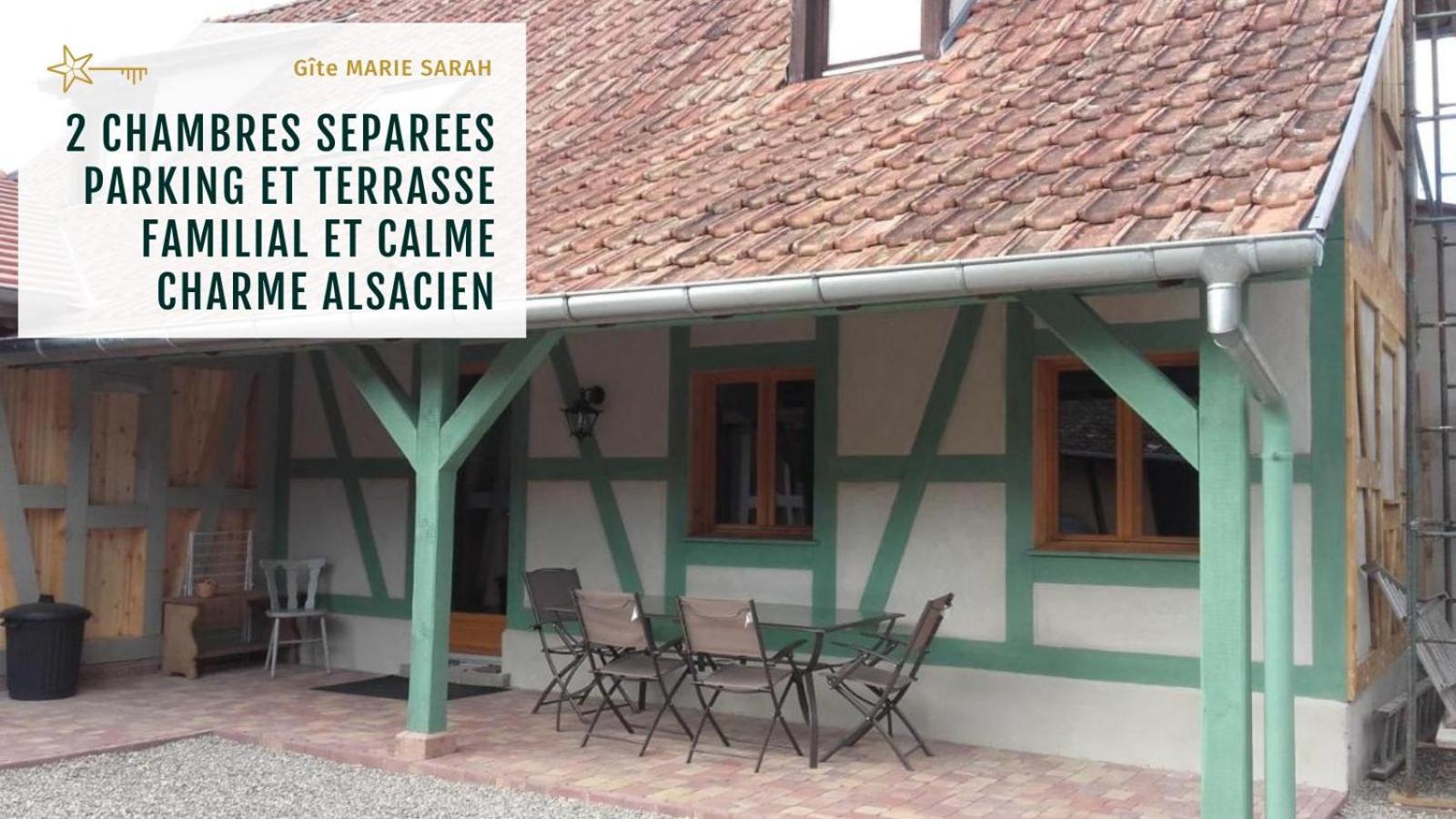Gite Chez Marie-Sarah Petite Maison Calme Parking Ebersheim Ngoại thất bức ảnh